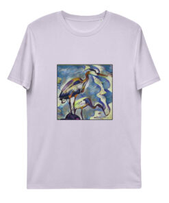 unisex organic cotton t shirt lavender front 65f5fd8224e25