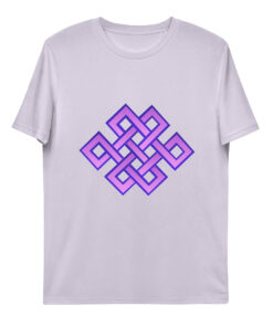 unisex organic cotton t shirt lavender front 65f85d42749b1