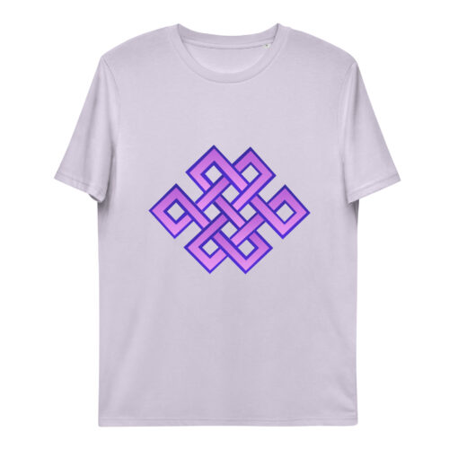 unisex organic cotton t shirt lavender front 65f85d42749b1