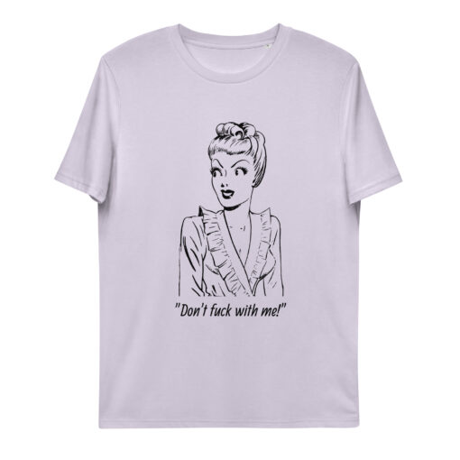 unisex organic cotton t shirt lavender front 65f86f622bdf4