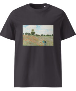 unisex organic cotton t shirt anthracite front 66292f7c5a225