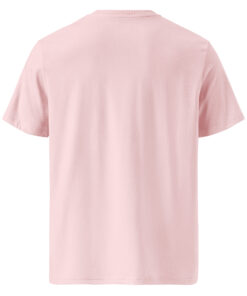 unisex organic cotton t shirt cotton pink back 6627dea9f092d