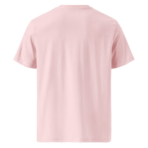 unisex organic cotton t shirt cotton pink back 6627dea9f092d