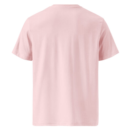 unisex organic cotton t shirt cotton pink back 6627eb70b959d