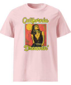 unisex organic cotton t shirt cotton pink front 6627da77cd4d6