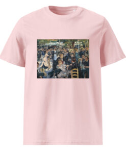 unisex organic cotton t shirt cotton pink front 6627dea9e4369