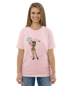 unisex organic cotton t shirt cotton pink front 6627e28302298
