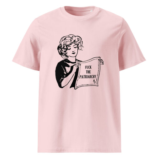 unisex organic cotton t shirt cotton pink front 6627eb70abb74