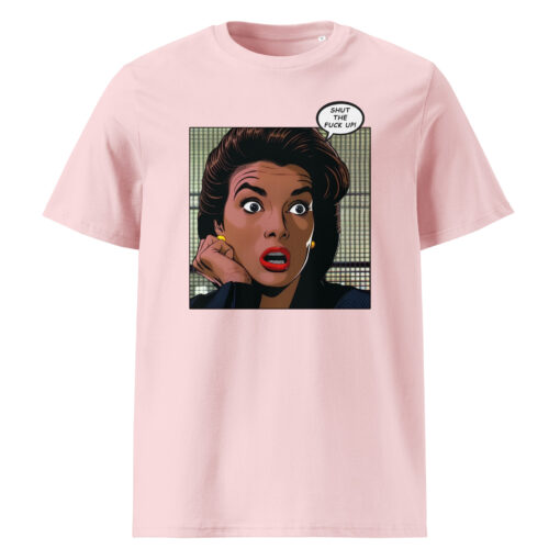 unisex organic cotton t shirt cotton pink front 662926cb6d25f