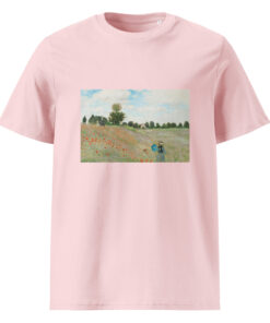 unisex organic cotton t shirt cotton pink front 66292f7ca1d26