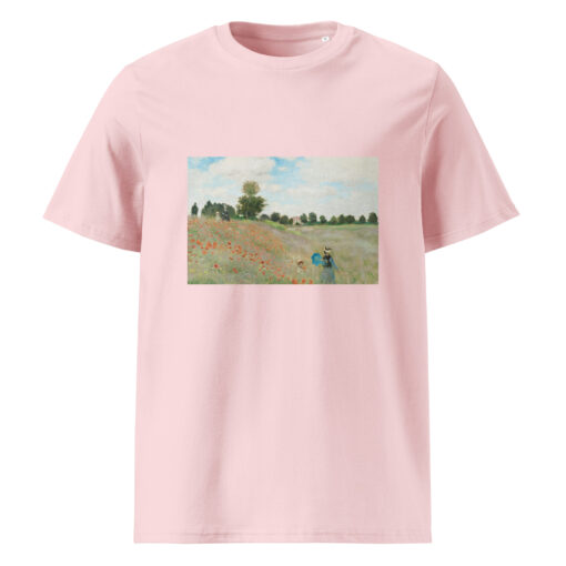 unisex organic cotton t shirt cotton pink front 66292f7ca1d26