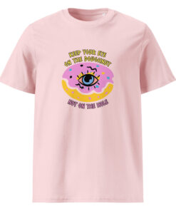 unisex organic cotton t shirt cotton pink front 66293474a9f72