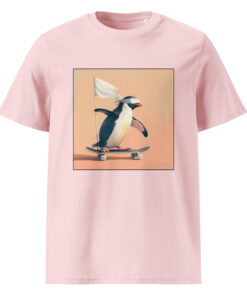 unisex organic cotton t shirt cotton pink front 662e5a82cc15c