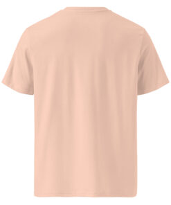 unisex organic cotton t shirt fraiche peche back 662d59d429009