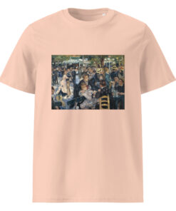 unisex organic cotton t shirt fraiche peche front 6627dea9d5922