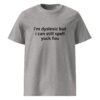 unisex organic cotton t shirt heather grey front 6627e4969a91f