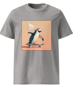 unisex organic cotton t shirt heather grey front 662e5a829d044