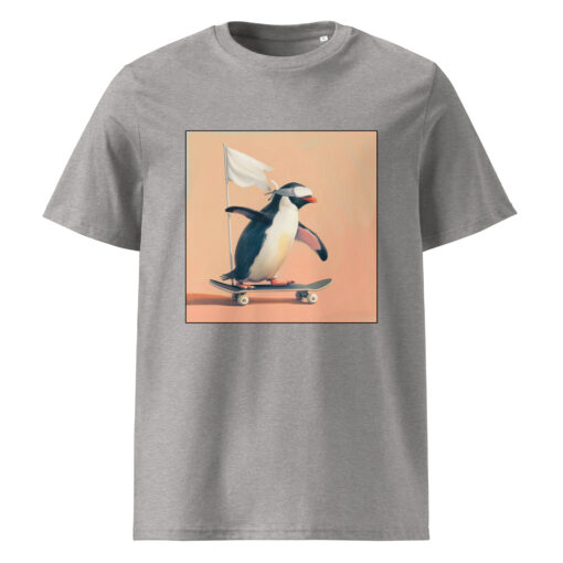 unisex organic cotton t shirt heather grey front 662e5a829d044