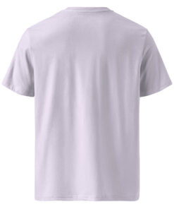 unisex organic cotton t shirt lavender back 6627da780dc15