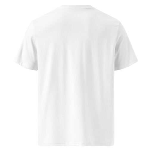 unisex organic cotton t shirt white back 6627deaa2108e