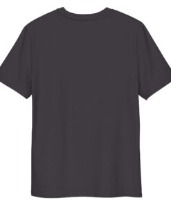 unisex organic cotton t shirt anthracite back 667968dd17d2d