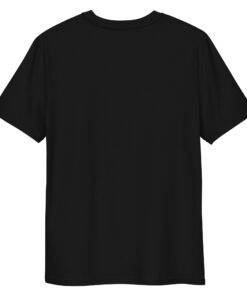 unisex organic cotton t shirt black back 667968dd08795