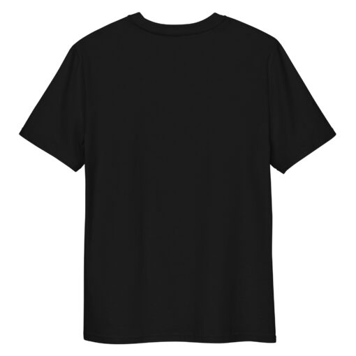 unisex organic cotton t shirt black back 667968dd08795