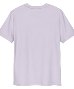 unisex organic cotton t shirt lavender back 667968dd8dba9