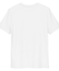 unisex organic cotton t shirt white back 667968dda3229