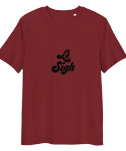 unisex organic cotton t shirt burgundy front 66a7b9d9b8edd