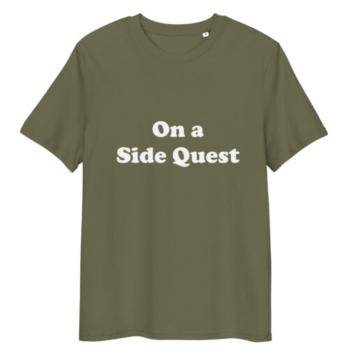 unisex organic cotton t shirt khaki front 66a8dd1447aa2