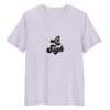 unisex organic cotton t shirt lavender front 66a7b9d9a8a92