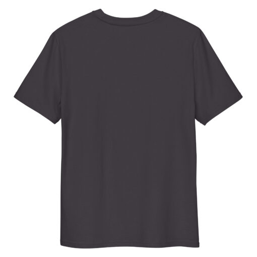 unisex organic cotton t shirt anthracite back 66ace7f915ffb